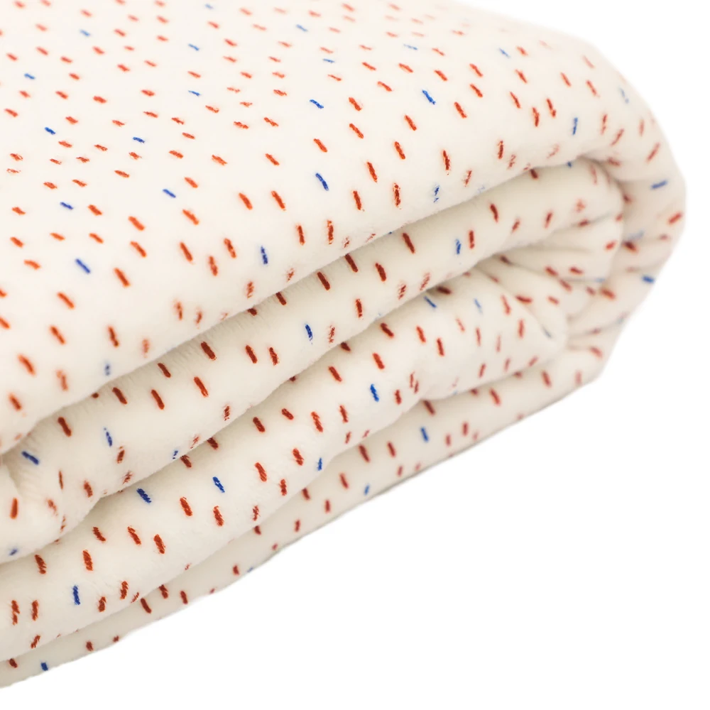 63 дюйма 220GSM 20% поли 80% хлопковая бархатная ткань для одежды Короткие линии мягкая