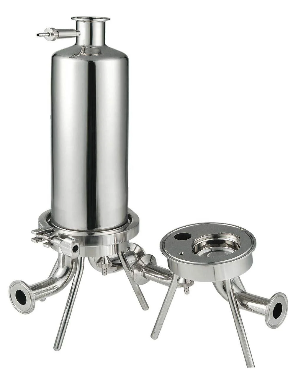 High Quality Stainless Steel 316 Sanitary Cartridges Filter Housing For Wine and Beer