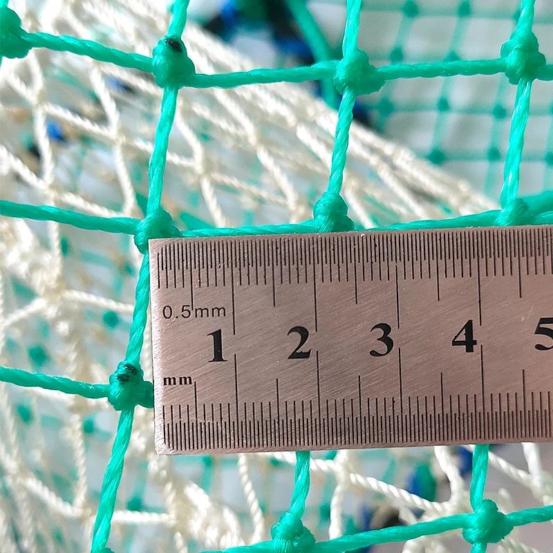 wholesale Folded Hexagon Fishing Net Shrimp Baits Cast Mesh Trap Aquaculture fish cage crab trap