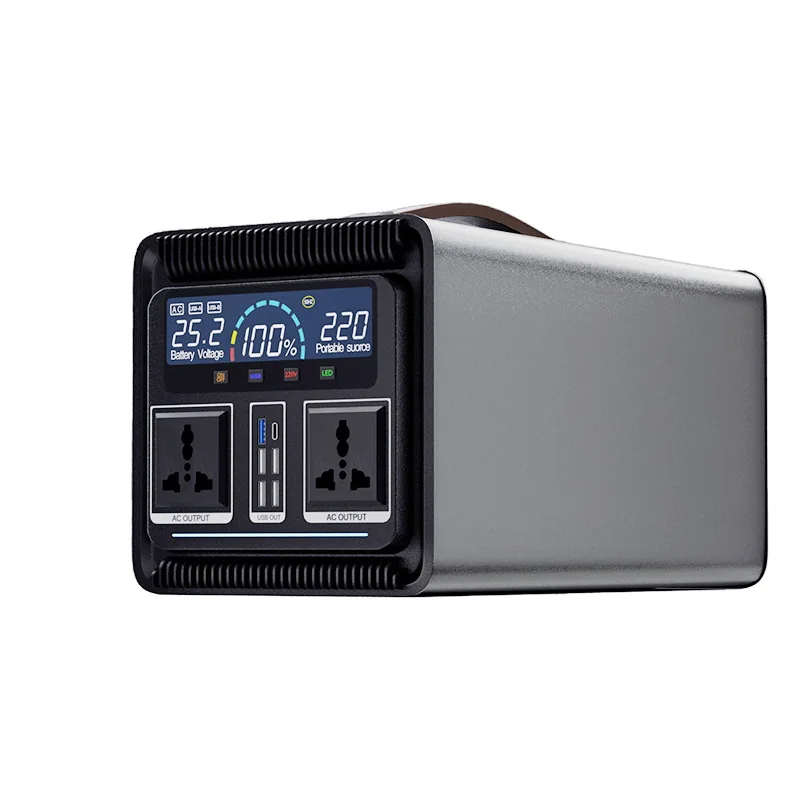 2024 New Portable Outdoor Power Bank 220V Large Capacity 1800W Household Power Outage Laptop Emergency Battery Energy Storage