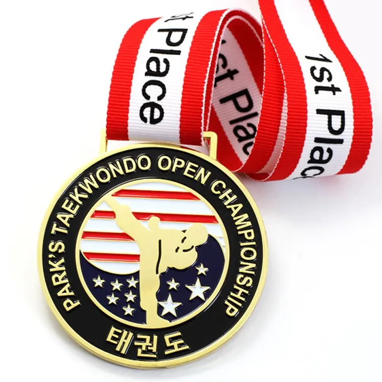Weightlifting Taekwondo Gymnastics Marathon Running Medal Karate Sports Medal Custom Medals