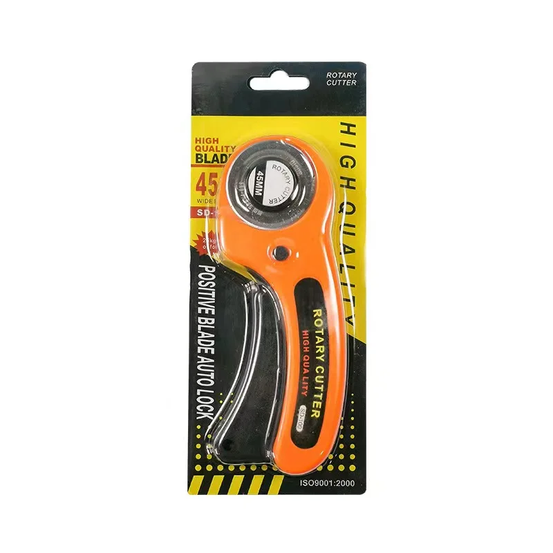 Rotary Cutter, Professional 45mm Rotary Fabric Cutter, Rotary Cutter for Fabric, Card Paper Sewing Quilting Roller Fabric Cuttin