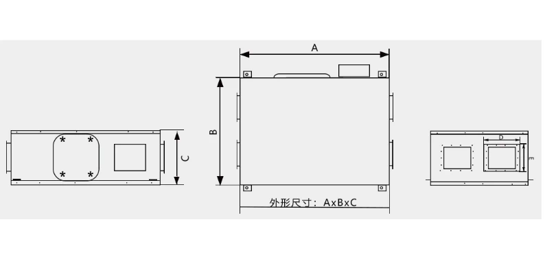 HRV Heat Recovery Ventilation ERV Energy Recovery Ventilator CO2 RH sensor Supported