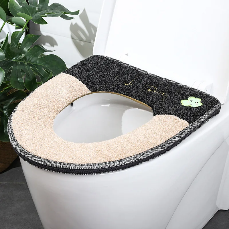 Toilet luminous zipper toilet pad cute cartoon waterproof toilet seat cushion