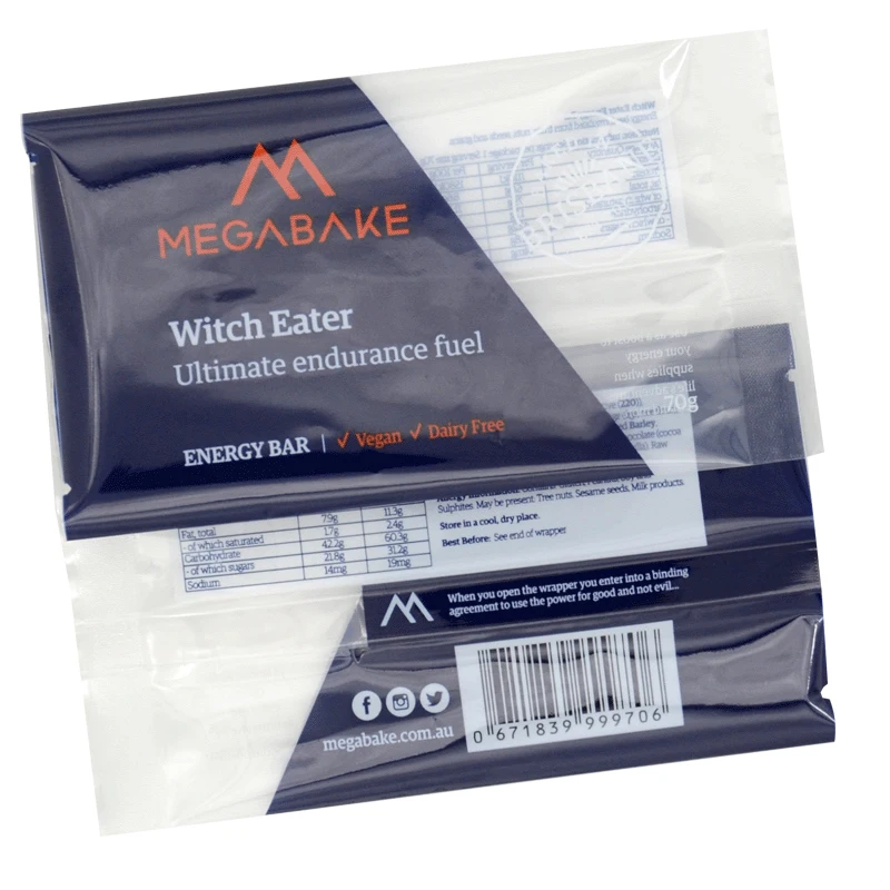 Clear Custom Size Heat Sealing Zipper Packaging Bag Food Grade Plastic for Jelly Potato Chips Cakes and Cookie Bars Packing