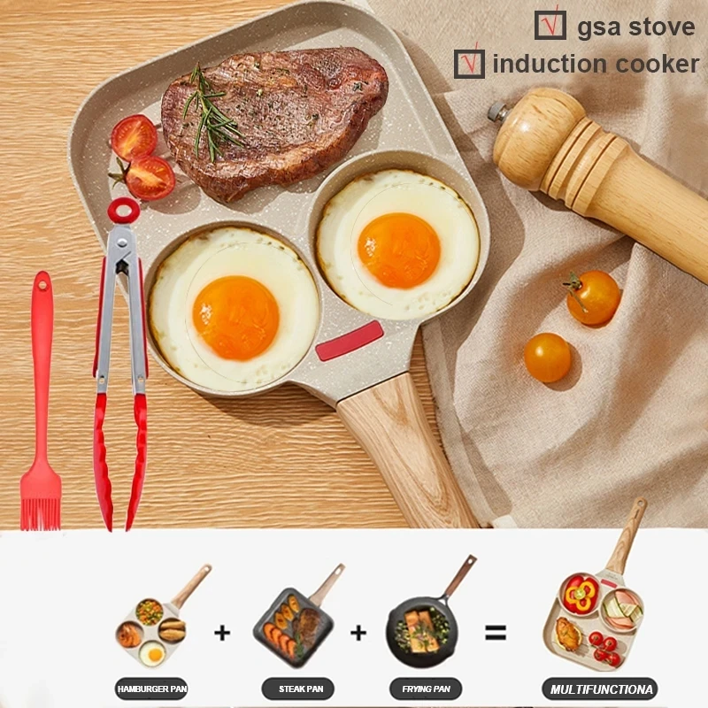 Hot Sale Maifan Stone Kitchen Cooking Non Stick Pans Aluminum Alloy Egg Frying Cookware