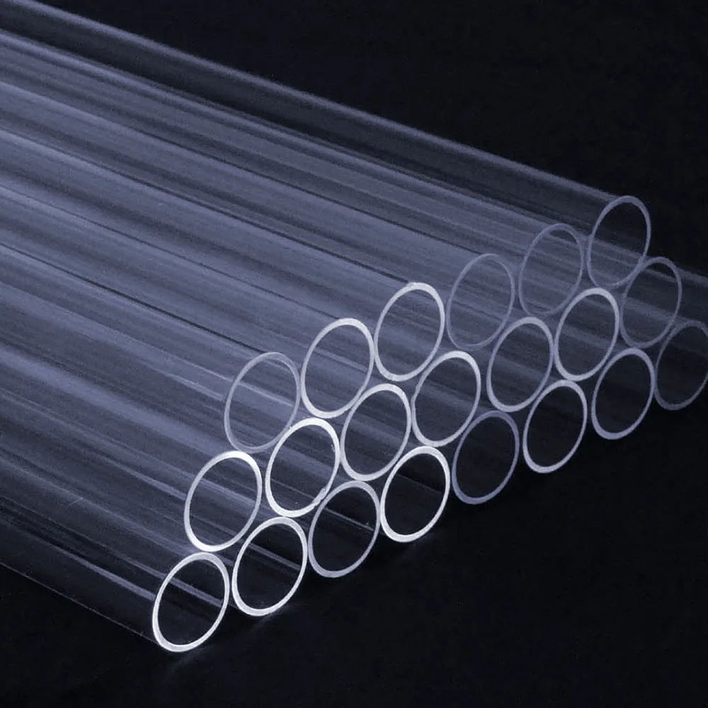 
200mm glass quartz tube polished 