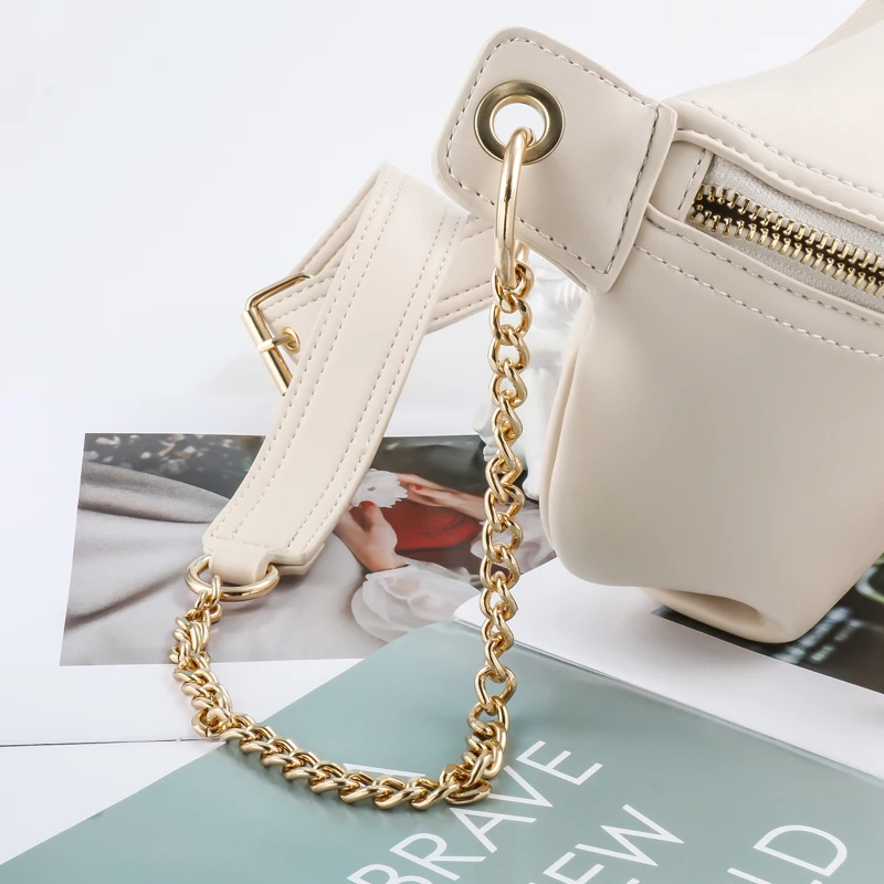 High Quality Metal Brass Handbag Chains for Bags Accessories Purse Shoulder Handbag Chain Strap Curb Black Metal Lady Chains Bag