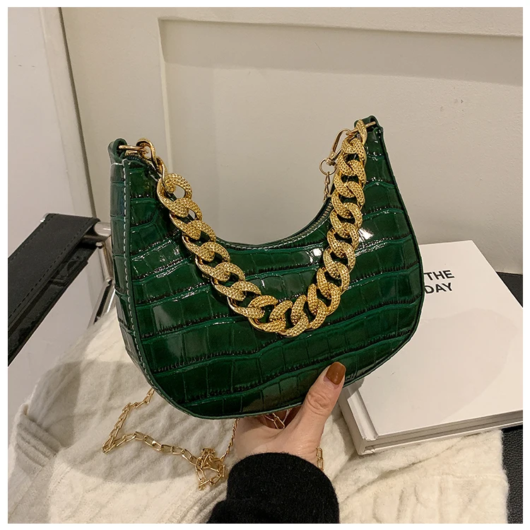Low Price bolsos de mujer korean bolsa feminina sling bag leather purses Half Moon bags women handbags ladies luxury