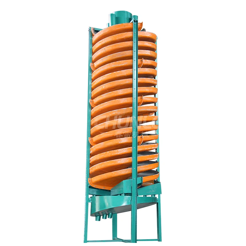 Low Price Mineral Spiral Chute Machine Gold Recovery Gravity Spiral Chute Separator For Gold Mining Spiral Chute Supplier