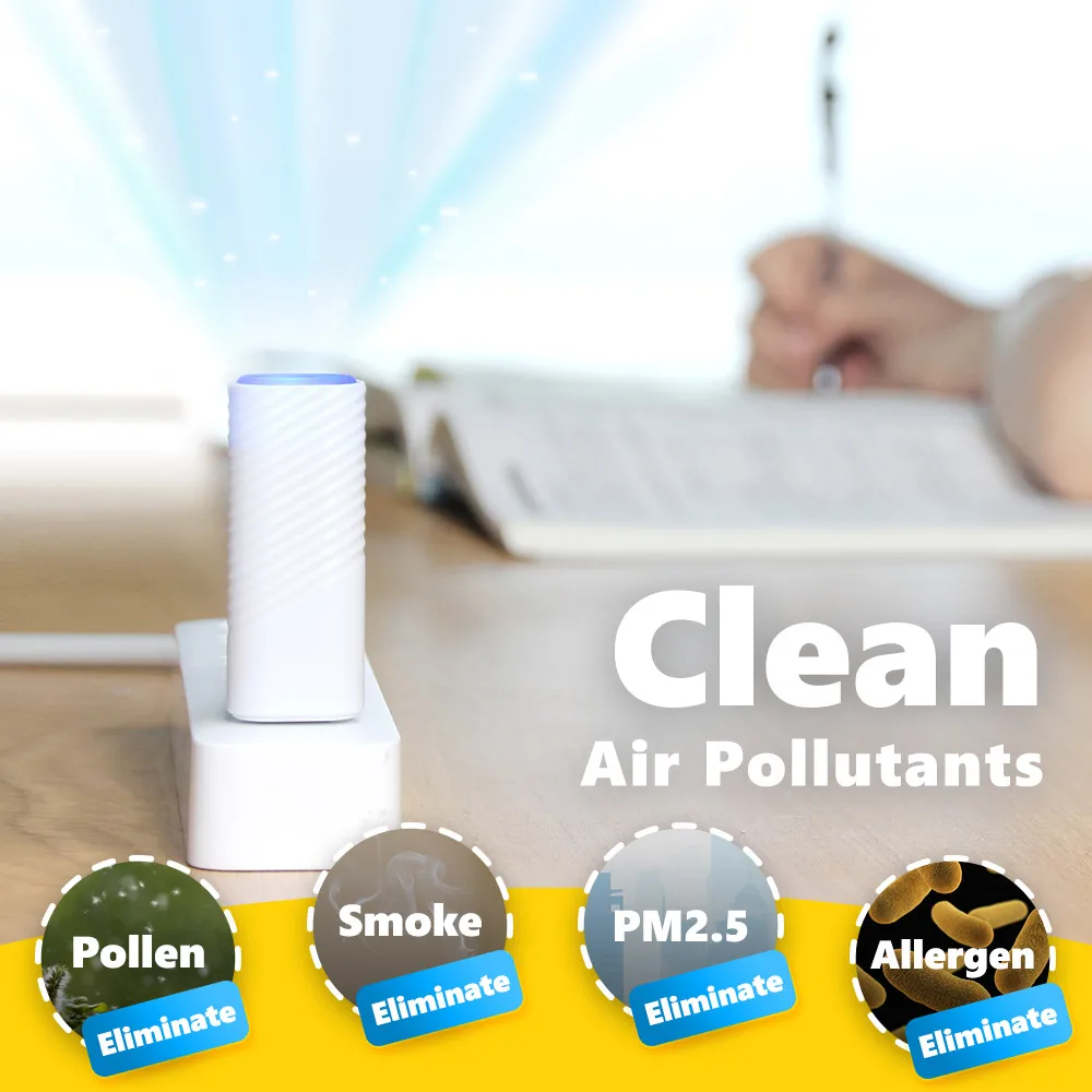 Innovative New Technology Air Cleaner Portable Mini Household USB Air Purifier for Laptop Computer Car