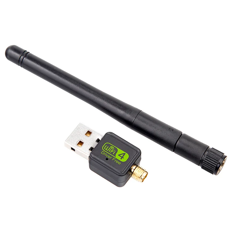 USB2.0 300Mbps 600Mbps Mini Wifi Adapter USB 5.8GHz 2.4GHz Receiver Wireless Network Card Lan Wi-Fi High Speed Antenna