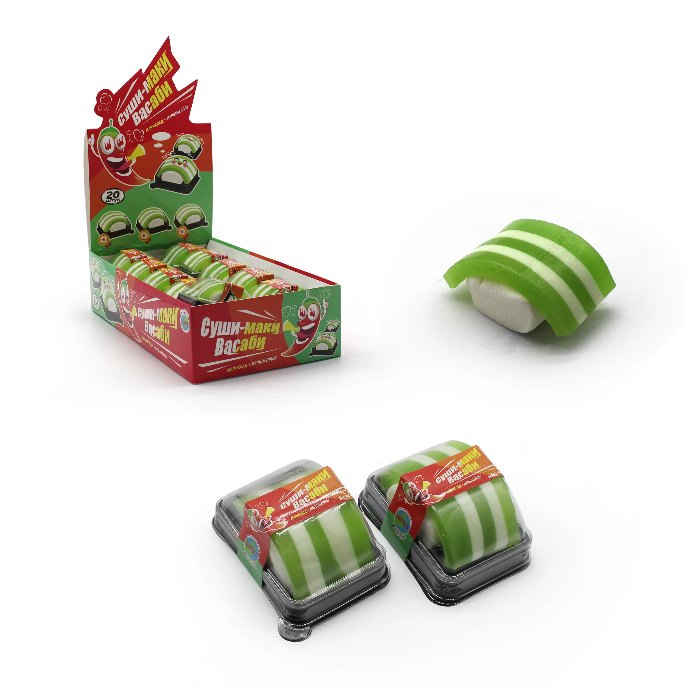 Creative sushi shaped gummy