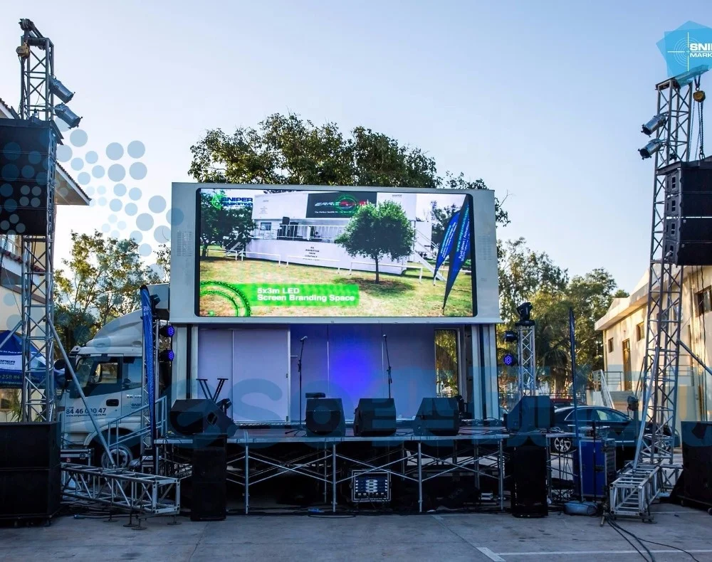 
YEESO New Product for 2014 Mini LED Media Car YES-V6S Custom Mobile Advertising Trailer. 