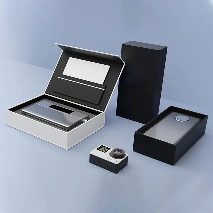 Custom Size Logo Cardboard Rigid Hard Box Magnetic Box Packaging Luxury Folding Magnetic Lid Gift Boxes