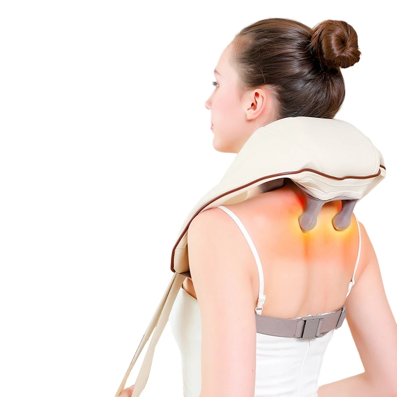 Best real relax electric neck and shoulder massager with heat 3d