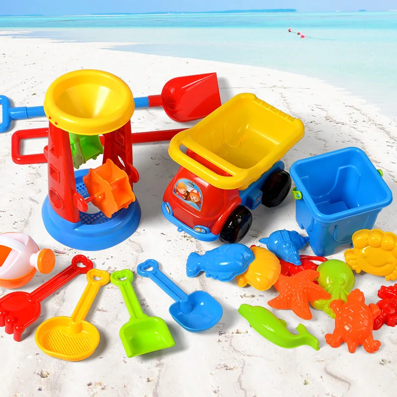 Tryme Beach Sand Molds Toys for Kids, Sandbox Toys with Animals, Sand Tools Compatible with Molding Clay and Play Sand