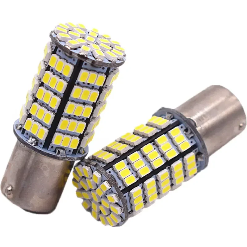JHS 1156 1157 T20 T25 1206 127SMD 12V turn signal light led small light bulb driving lights car accessories