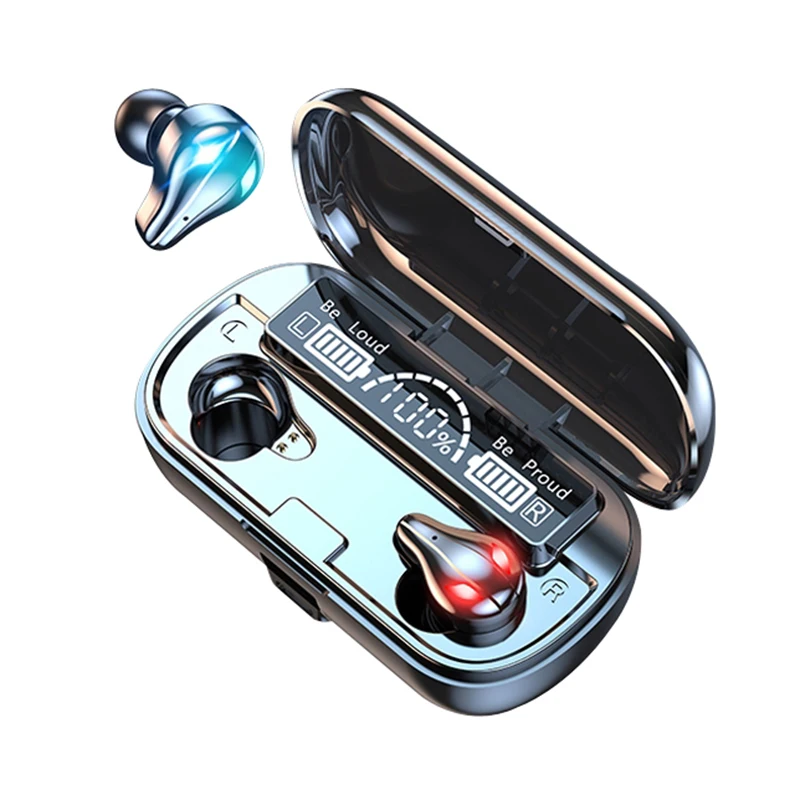 Low Latency True Stereo Waterproof Headset Headphone LED Digital Display In-Ear Ear Buds Wireless Earphone