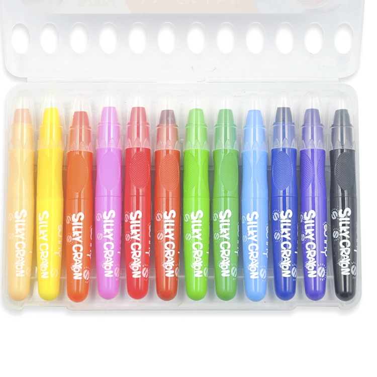 High Coverage Silky Crayon Paint Stick with good price and bright colors for kids early education
