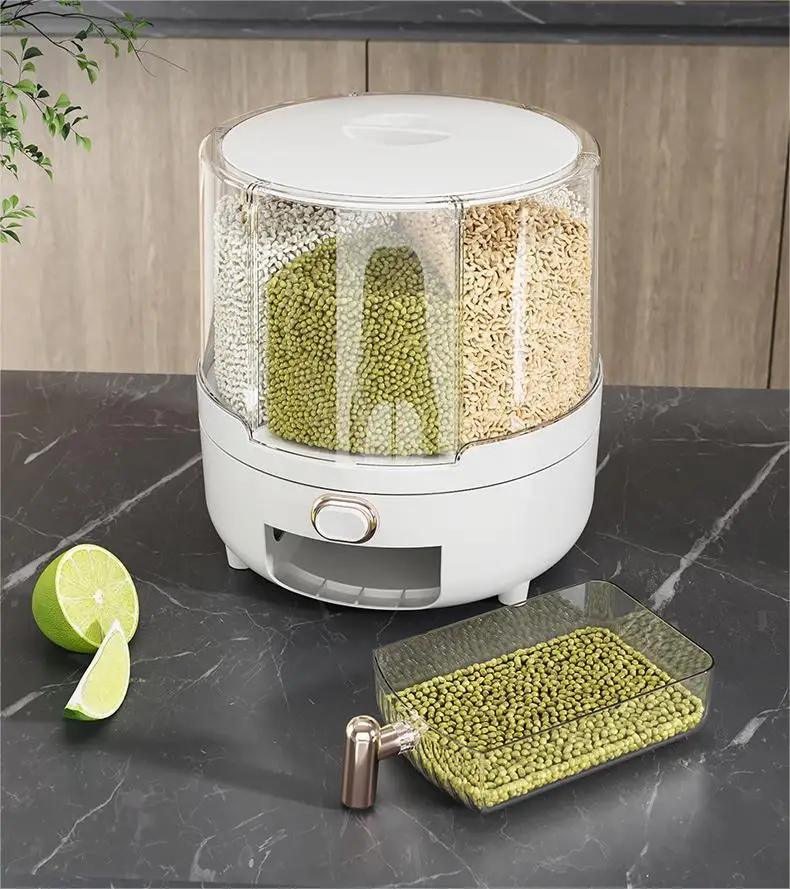 Household installation of high-end sealed insect-proof and moisture-proof rice bucket cereal storage box