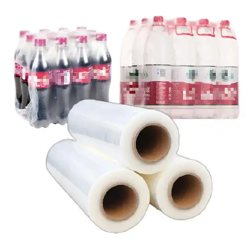 Heat Shrinkable Printable Wrap Transparent Films Laminating Wrapping Protective Film Pe Shrink Film For Beverage Packaging