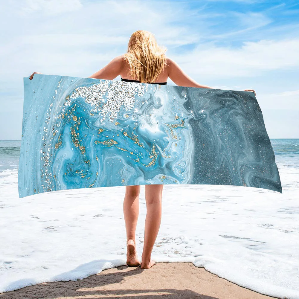 
170x90cm perfect quality printed beach towel fabrics Cost-effective sand free beach towel 