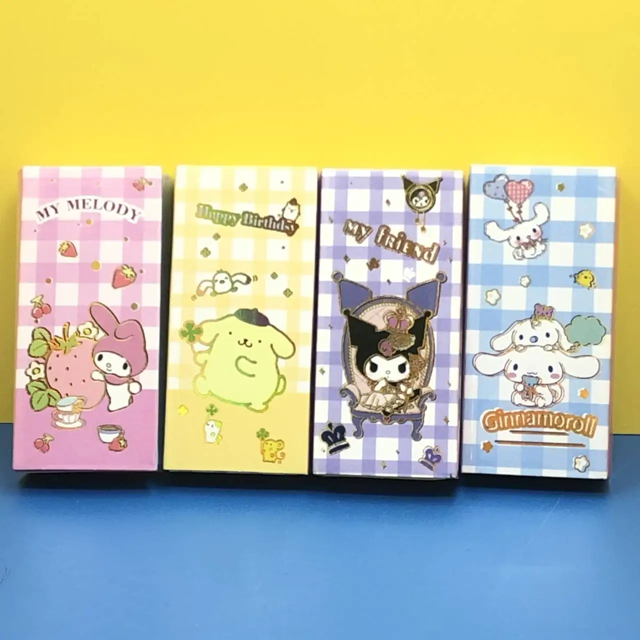 (Wholesale )48pcs/box School stationery Kuromi Melody KT sticky note for students gift