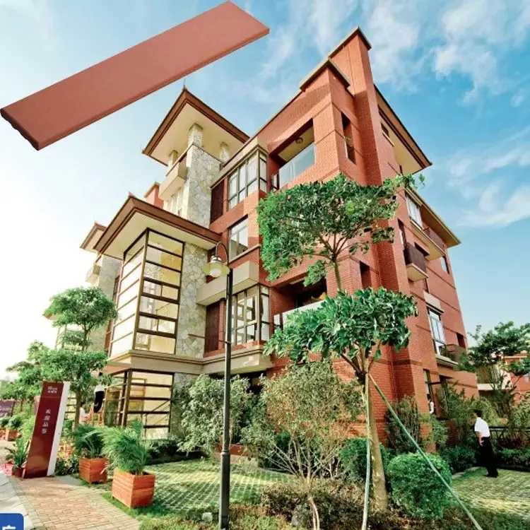 Продажа Внешнее украшение сборная старая красная настенная плитка облицовочная глиняная панель дома для зданий