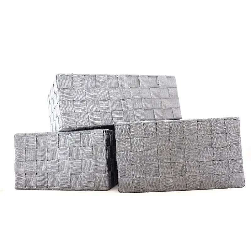 Factory Direct Sales Seagrass Mesh Storage Baskets Strong And Durable Canvas Bamboo Storage Baskets For Homefor Women