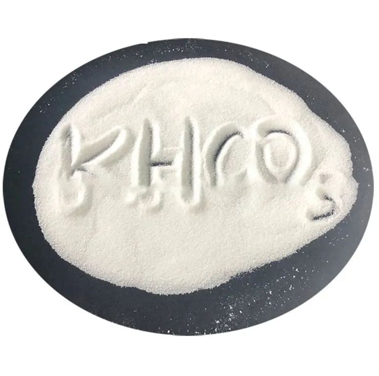 Manufacturers Price Soluble KHCO3 Food Grade Potassium Bicarbonate White Crystal for Acidity Regulator Cas 298-14-6