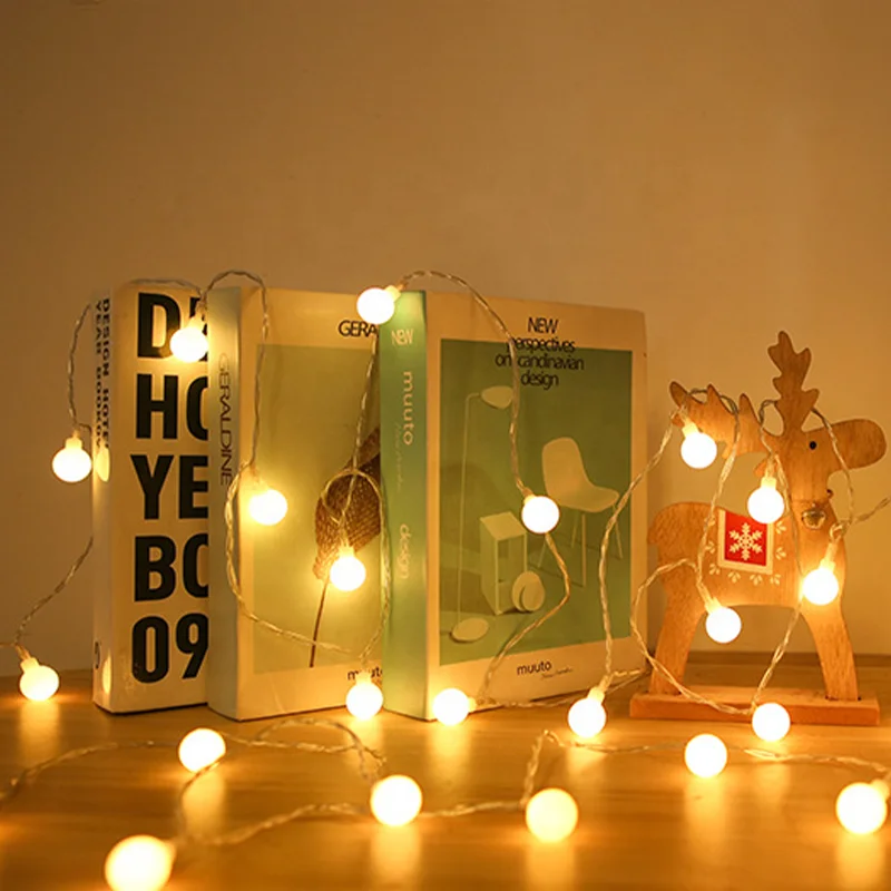 USB Remote Control 40-Light Fairy LED Outdoor Lights 6m Patio & Room Decorative Bulb for Home Halloween Decoration