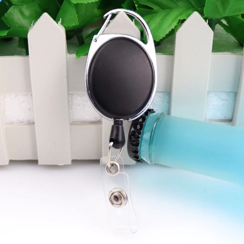 high quality custom retractable badge holder reel for keychain