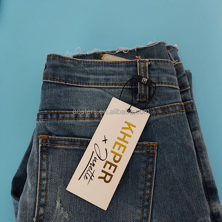 Custom beautiful and pretty paper clothing hang tag custom paper pretty hang tag logo