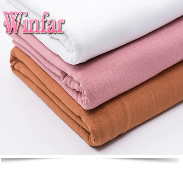 wholesale ready to ship plain dye manufactures single jersey knit rayon fabric