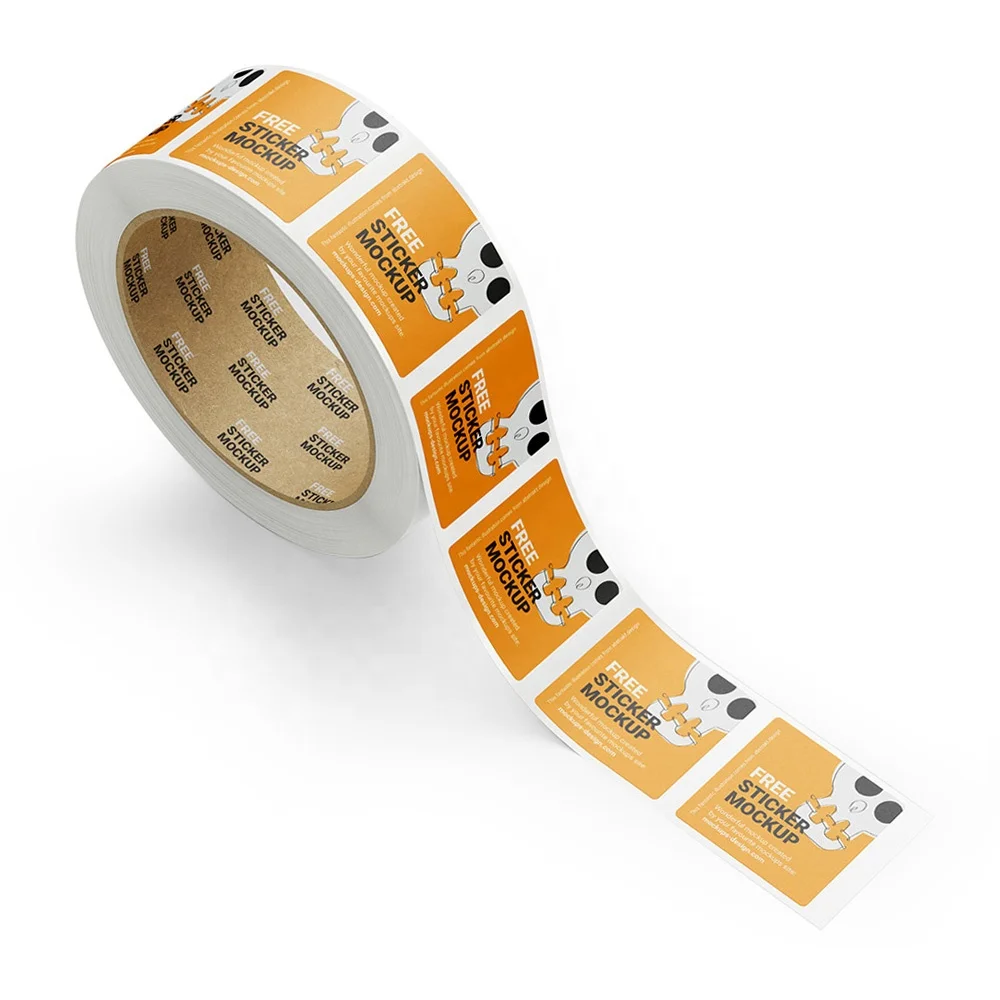 Customized Self Adhesive Waterproof Garment Bottle Clothing BOPP PP PVC PE Plastic Roll Sticker Label Printing