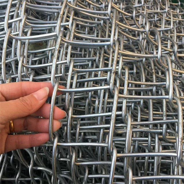Heavy Galvanized 75*75mm Diamond Mesh Wire/ Cyclone wire 10 gauge/ Galvanized chain link cyclone iron wire fence