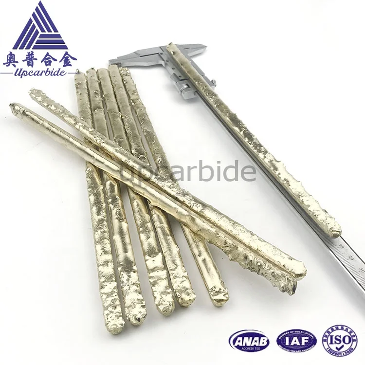 Hardfacing YD Copper Tungsten Carbide Composite  Rods Copper Or Nickel  Cemented Carbide Composite Welding Rods