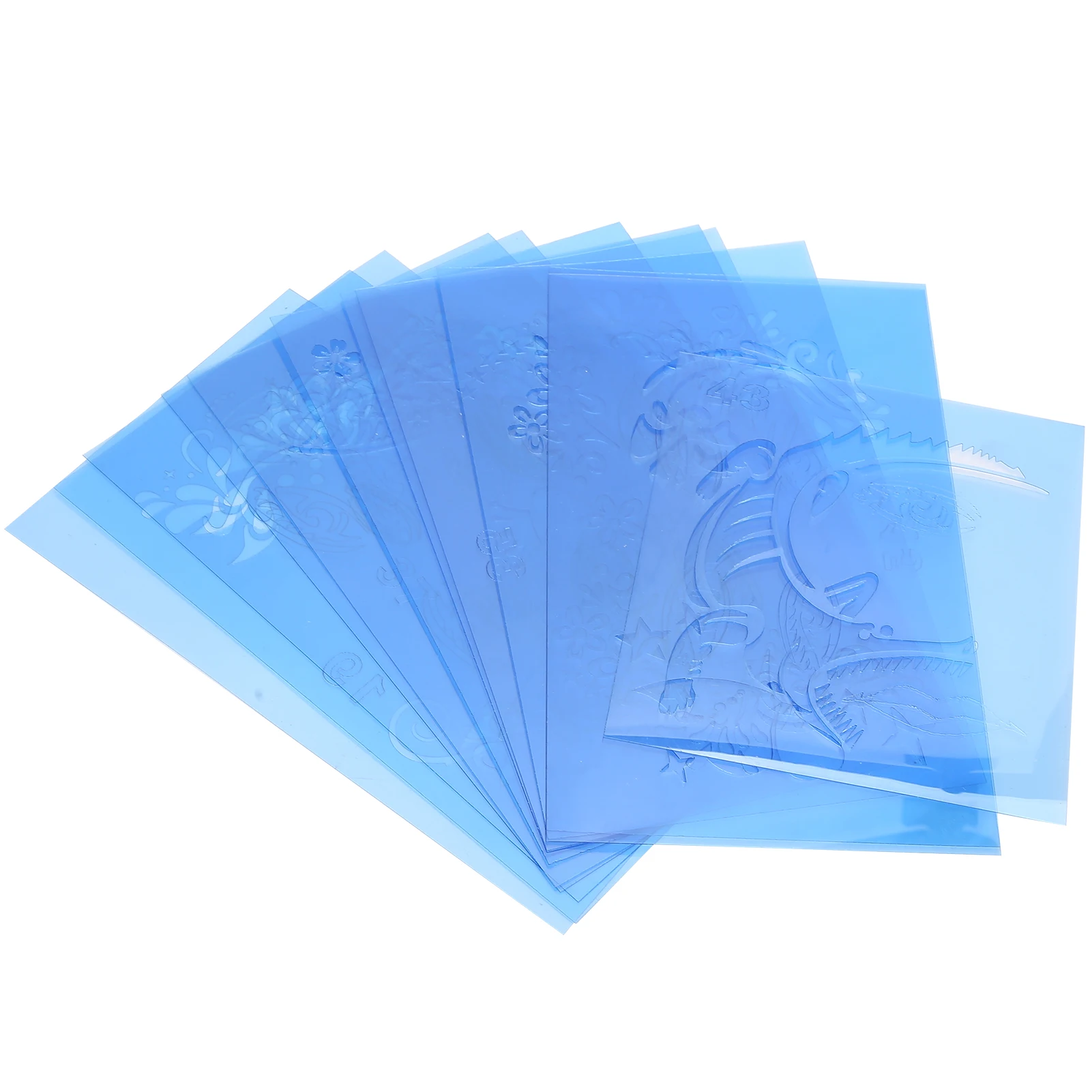 Reusable PET Face Painting Template Stencils for Halloween Christmas Party Face Eye Body Tattoo DIY Design Paint Makeup