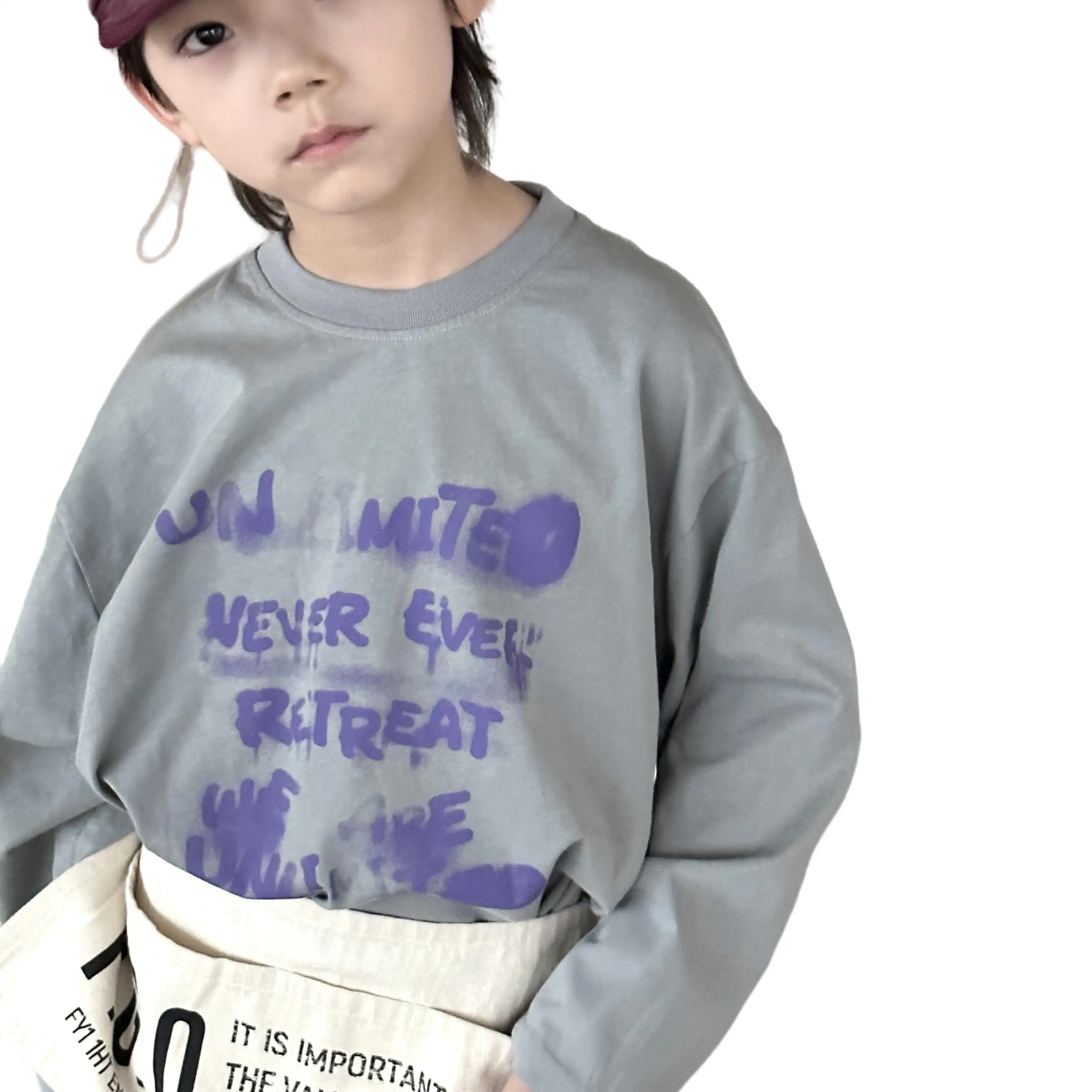 Wholesale China Kid T-shirt Long Sleeve Personalized Reasonable Price Kids Active Coloring T-shirts For Kids