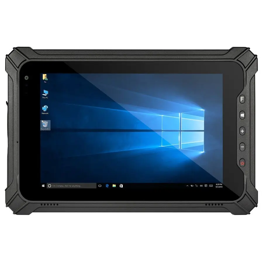 Водонепроницаемый OEM программное обеспечение TF 512GB 1D 2D сканер штрих-кодов промышленный прочный планшетный ПК Windows