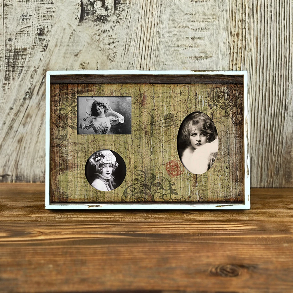 Hot Selling Retro Simple Classic Picture Frame Custom Size Solid Wood Photo Frames for Wall Art Home Decor