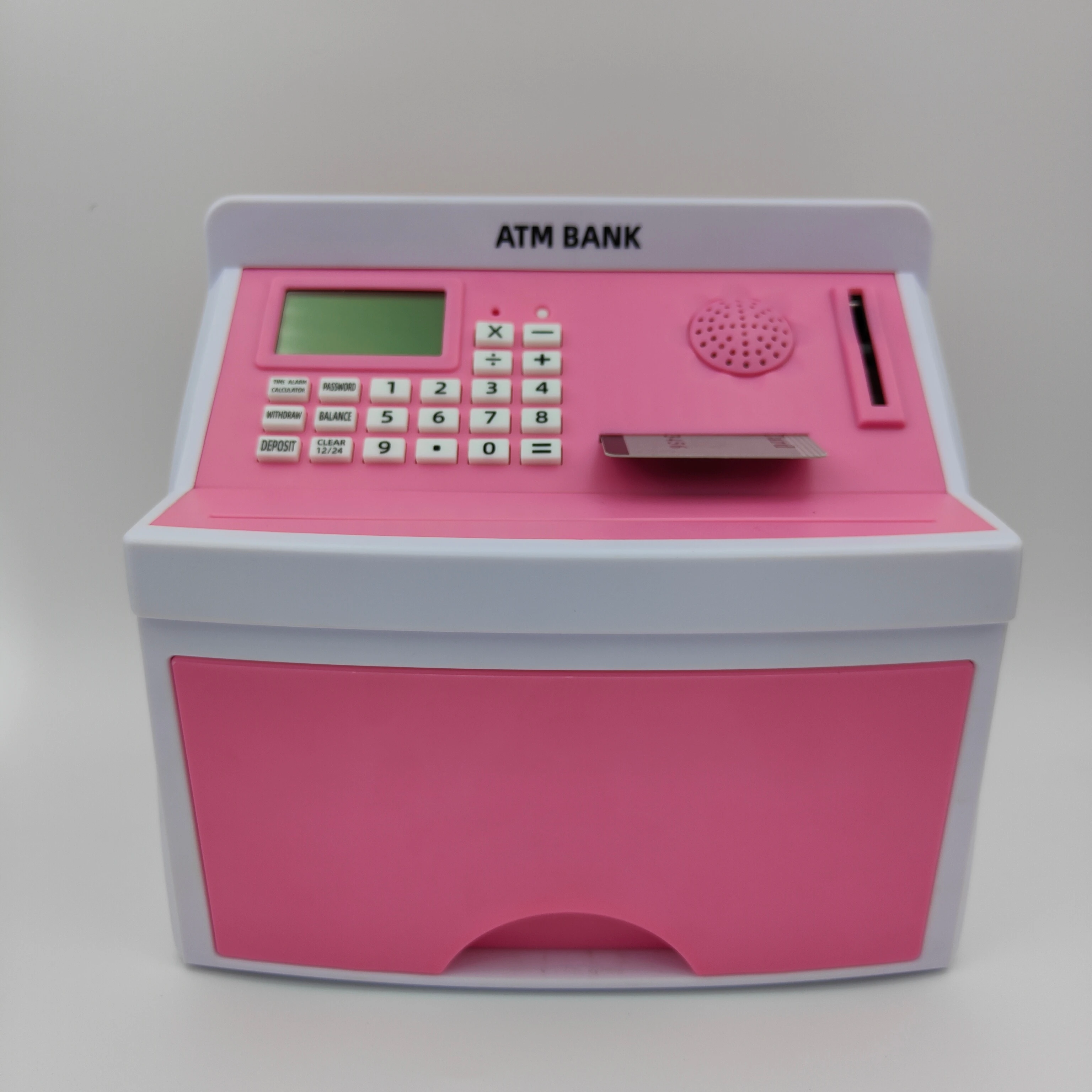Digital CNY Coin Counting ATM Counting Money Bank Gift Custom Customized Box Logo Battery Style Storage Packing PET ROHS Color S