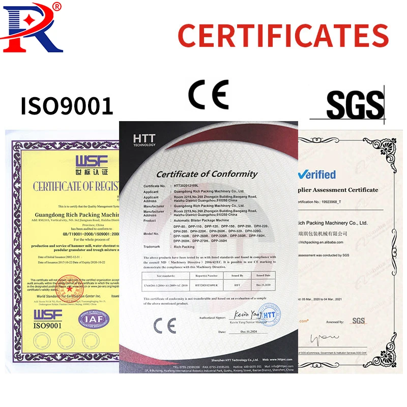  3 Year Warranty Automatic And Efficient Capsule Tablet Blister Packaging Packing