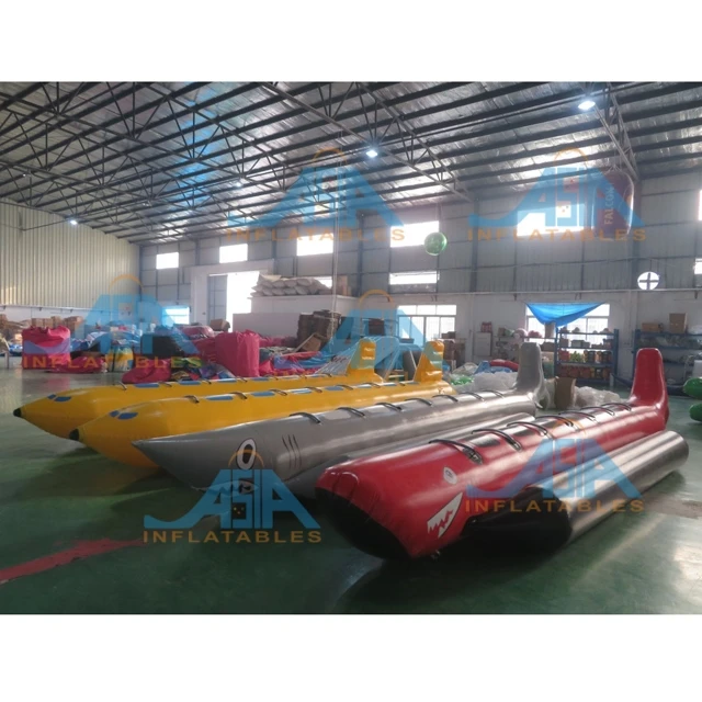 Factory Price Inflatable Water Games Fly Fish 5-person Towable Banana Boat
