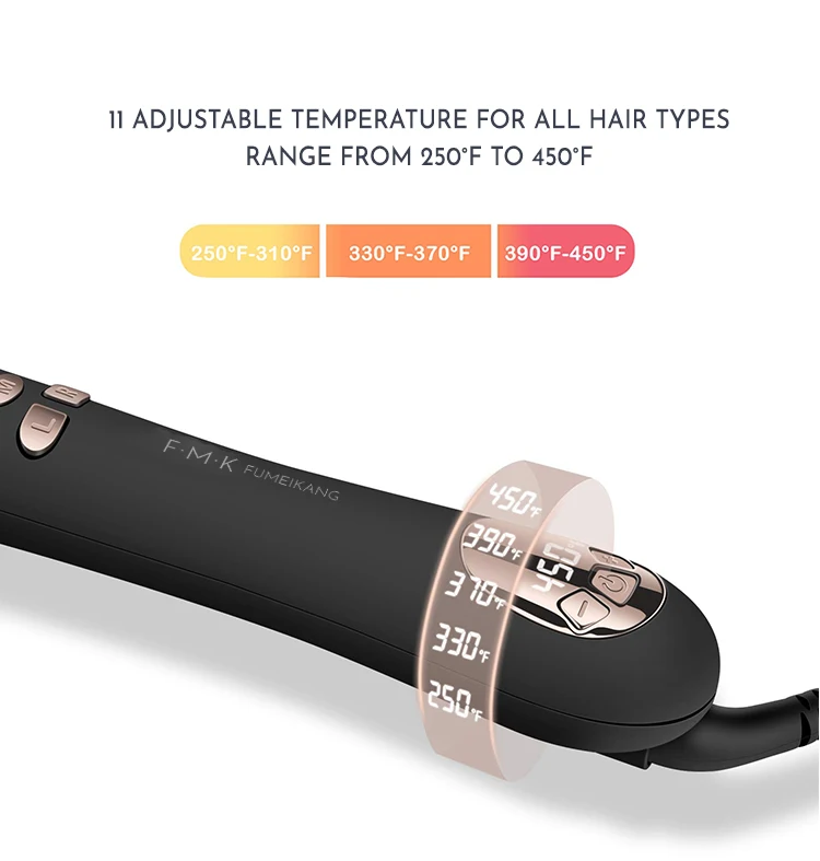 Tourmaline Ceramic Auto Rotating Curling Iron Best Automatic Hair Curler  2024 top selling hair curling