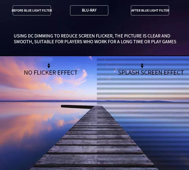 27 Inch Super-Wide Screen 144Hz Led Computer Gaming Monitor Pc