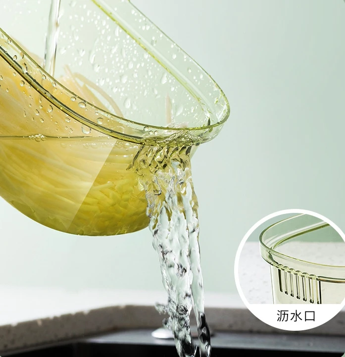 6 Blades Manual Kitchen Cutter Fruit Meat Garlic Potato Cutting Vegetable Chopper With Container Multipurpose Plastic Slicer