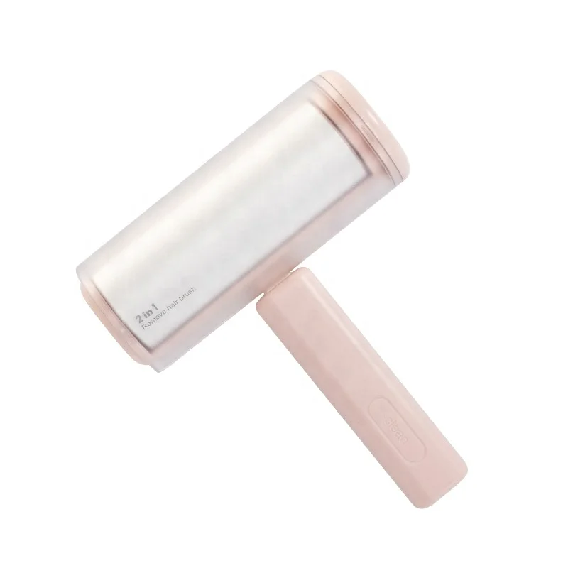 Wholesale Pet Cleaning 2 in 1 Double Sided Pet Hair Brush Lint Roller Pet Hair Remover for home outdoor