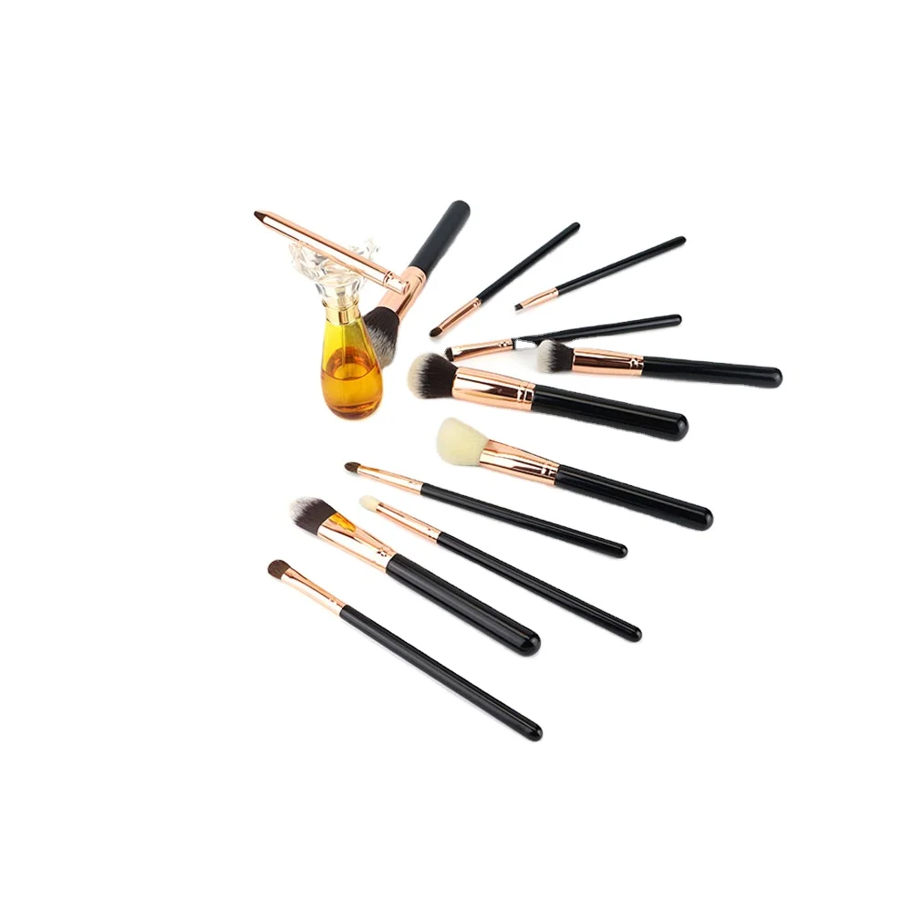 
Makeup brush set 12 pieces, OEM high-end makeup brush wholesale, beauty tools private customized label 